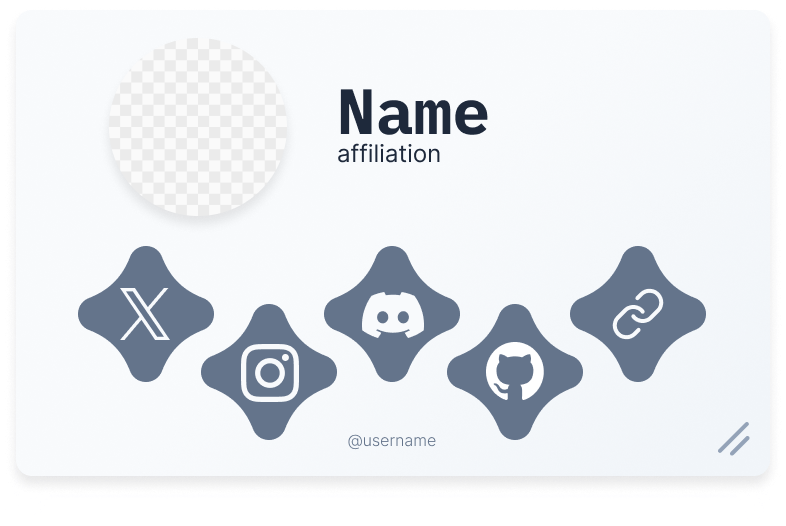 Profile card